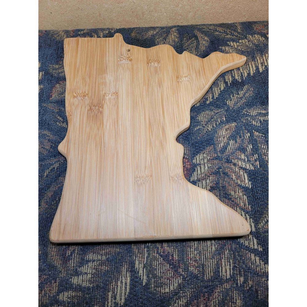 Totally Bamboo Minnesota State Cutting Board 13.25" x 11.75"